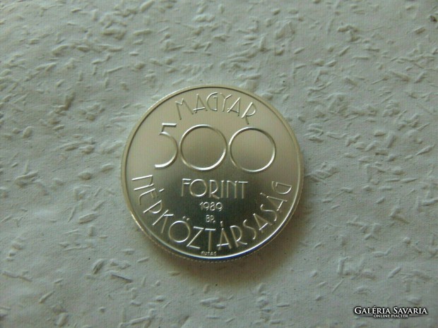 Labdarg VB. ezst 500 forint 1989