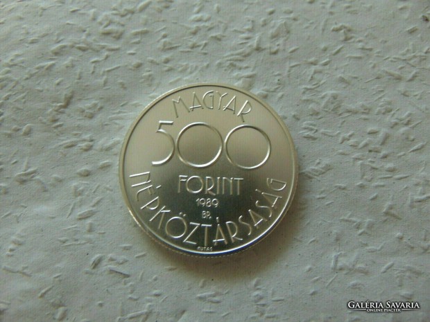 Labdarg VB. ezst 500 forint 1989 BU