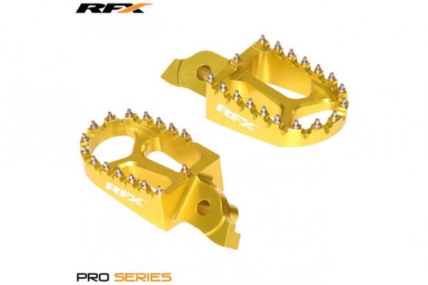 Lábtartó RFX Pro sárga Suzuki RM-Z 250 / 450-hez