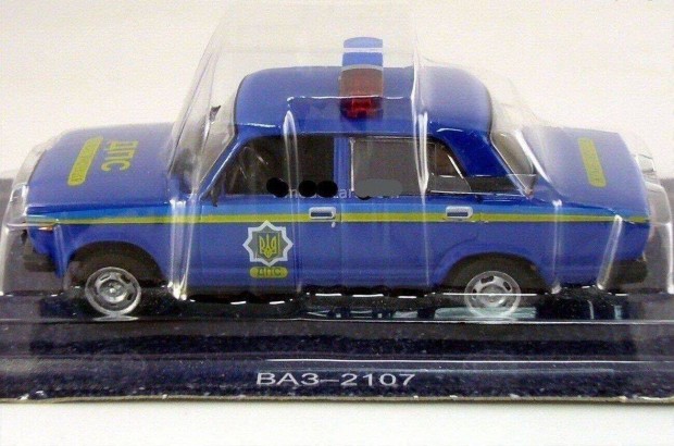 Lada 2107 "ukran milicia" modell 1/43 Elad