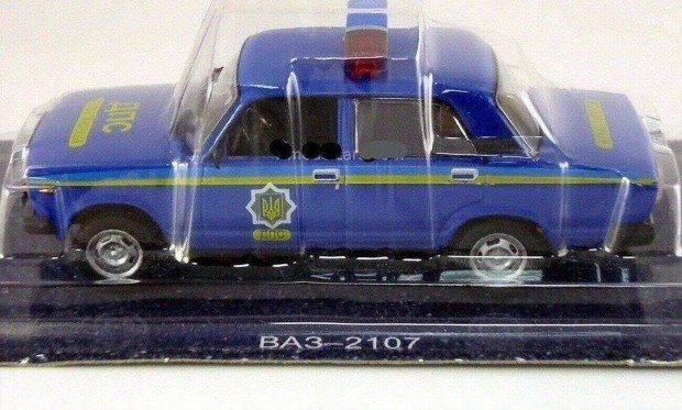 Lada 2107 "ukran milicia" modell 1/43 Elad