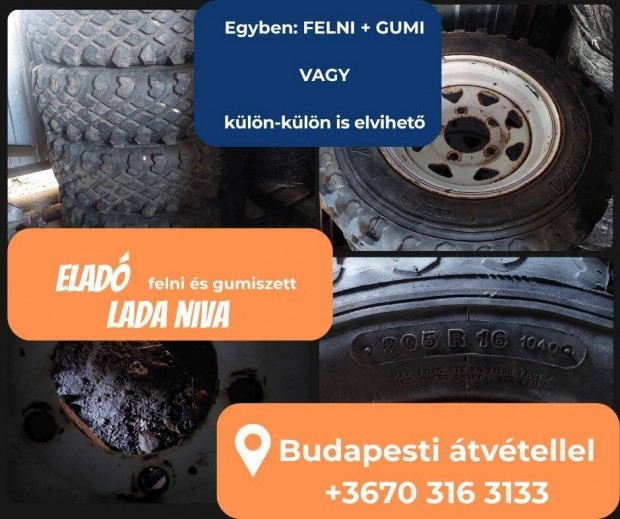 Lada Nva felni + gumi