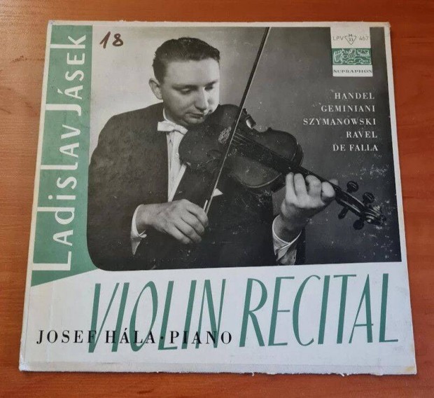 Ladislav Jsek - Violin Recital; LP, Vinyl
