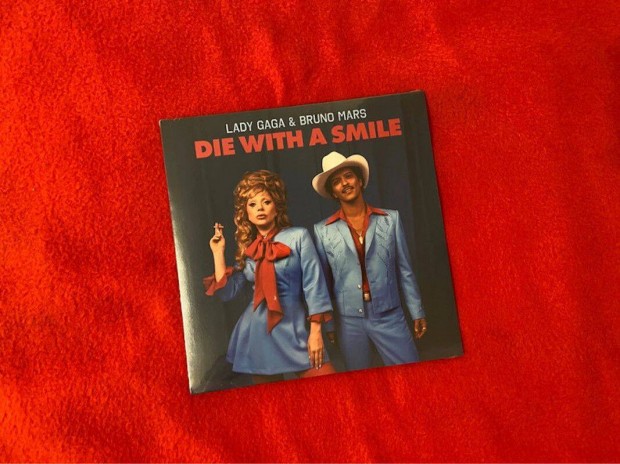 Lady Gaga & Bruno Mars Die With A Smile 7" vinyl