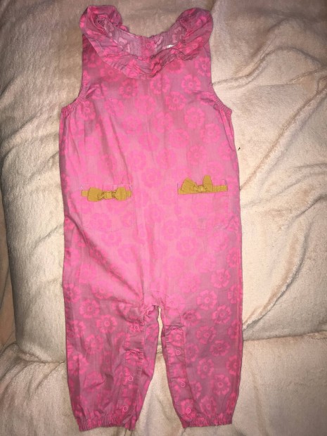 Ladybird 86 kislány playsuit, ujjatlan, hosszúnadrágos (12-18 hó)
