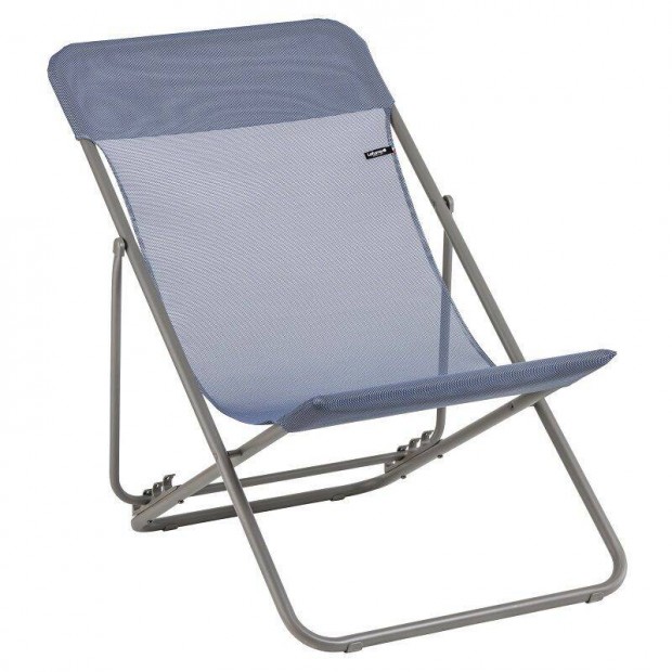 Lafuma Maxi Transat Ocean II nyugágy, 130kg, 62x82x91cm - kék/szürke