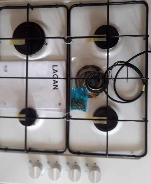 Lagan IKEA Gázfőzőlap, fehér, 59 cm Eladó