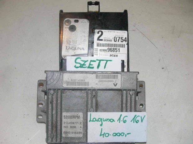 Laguna 1.6 16V komputer szett