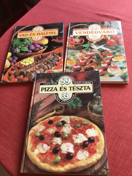Lajos Mari és Hemző Károly 3 szakácskönyve