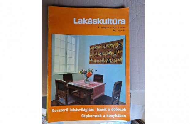 Lakskultra a 70-es vekbl. 6 magazin 1973-1978 retro