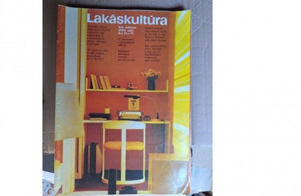 Lakskultra magazin 1978/5. Retro.Szlinapra, gyjtemnybe, stb