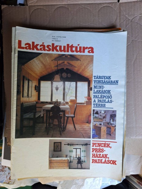 Lakskultra magazin 1982/4. Retro.Szlinapra, gyjtemnybe, stb