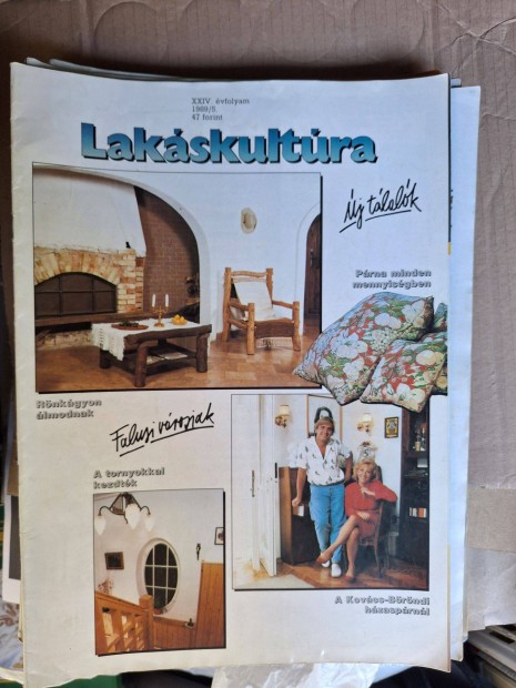 Lakskultra magazin 1989/5. Retro.Szlinapra, gyjtemnybe, stb