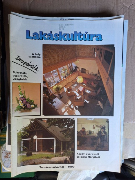 Lakskultra magazin 1990/5. Retro.Szlinapra, gyjtemnybe, stb