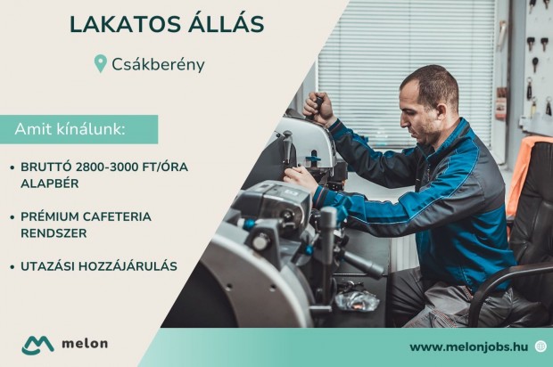 Lakatos álláslehetőség