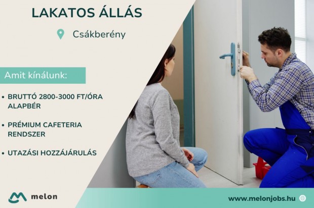 Lakatos álláslehetőség