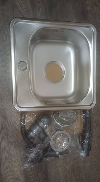 Lakóautóba mini rozsdamentes mosogató
