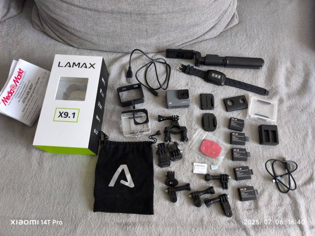 Lamax X9.1 4K akciókamera képstabilizátoros, új állapotban
