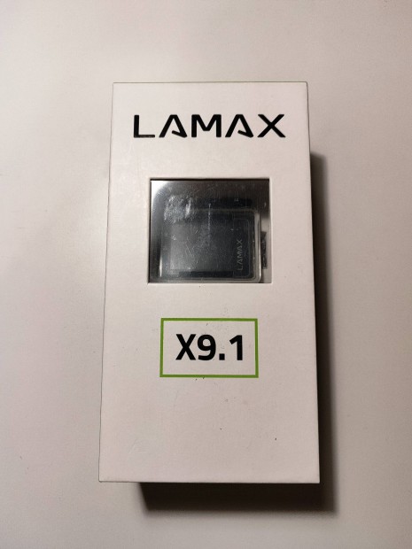 Lamax X9.1-es akcikamera, plusz akkumultorokkal