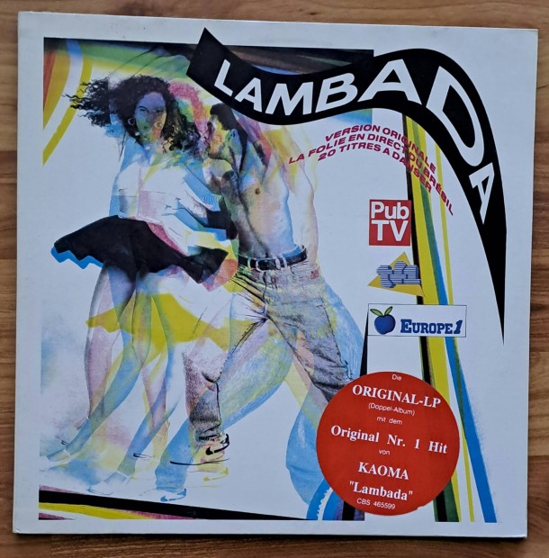 Lambada dupla bakelit lemeze újszerű állapotban