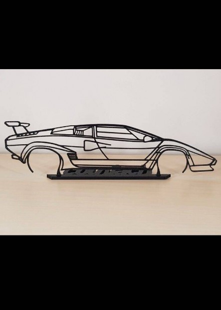 Lamborghini Countach asztali modell, dekorci, ajndk