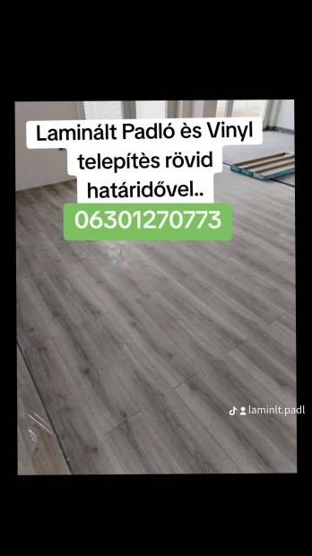 Laminlt Padl s Vinyl telepts rvid hatridvel