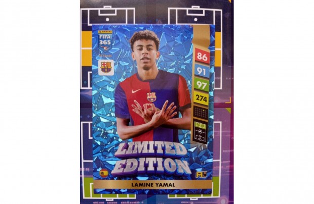 Lamine Yamal (FC Barcelona) Fifa 365 2025 XXL Limited focis krtya