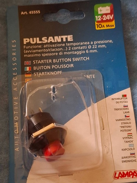 Lampa Starter nyomgombos kapcsol