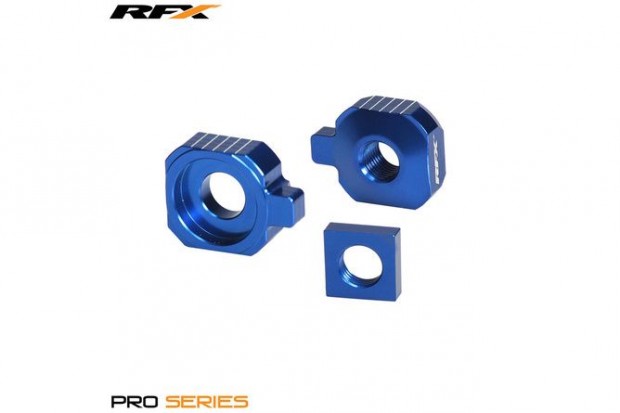 Láncfeszítő / Tengelyblokkok RFX Pro kék Husqvarna TC65