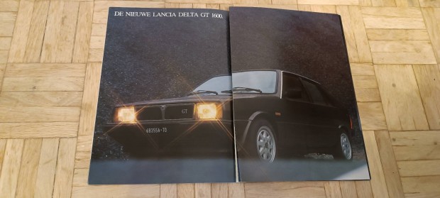 Lancia Delta gyri prospektus eredeti GT 1300 1500 1600