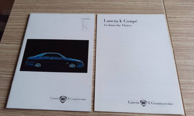Lancia Kappa coupe (1997) hibtlan prospektus, katalgus.