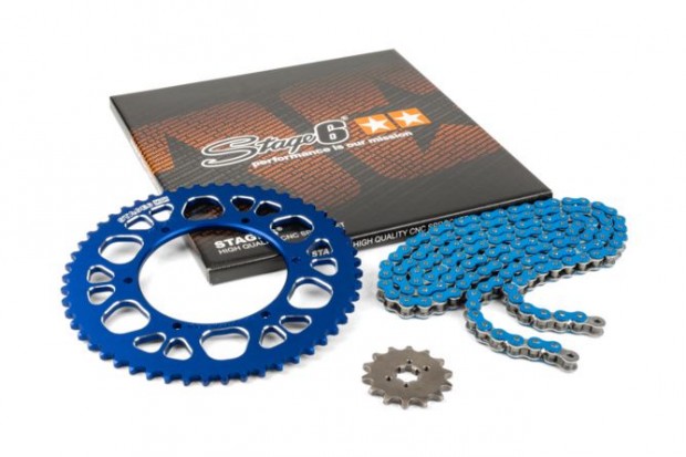 L�nck�szlet 13x53 - 420 Stage6 alum�nium CNC k�k Aprilia SX 50