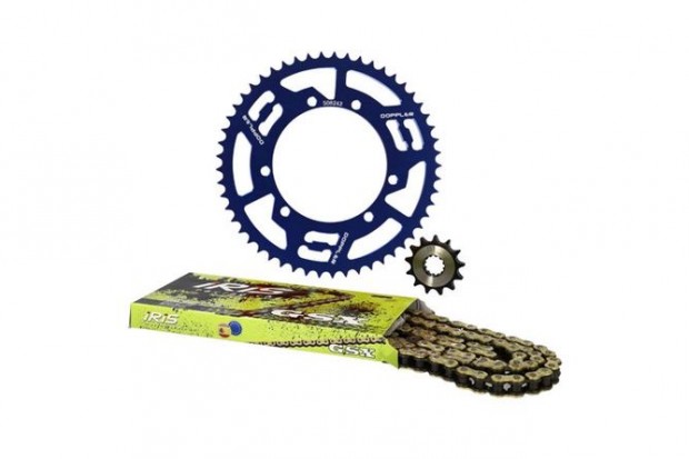 Lánckészlet alumínium kék 13x53 - 428 Doppler Sherco 50cc