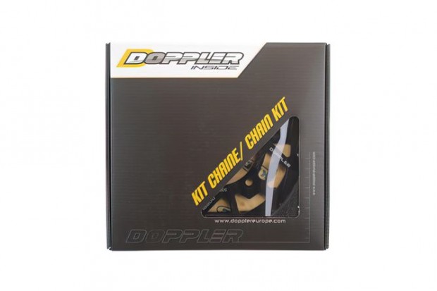 Láncszett alumínium fekete 13x53 - 420 Doppler Rieju MRT / Yamaha DT