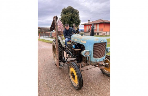 Landini R 3000 Super 2WD traktor + gyári fűkasza 1967