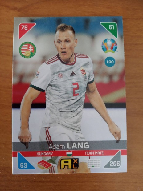 Lang Ádám (Magyarország) Euro 2020 Kick off 2021 focis kártya