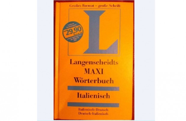 Langenscheidt Italienisch-Deutsch, Dt-Ital. Maxi Wrterbuch nagysztr