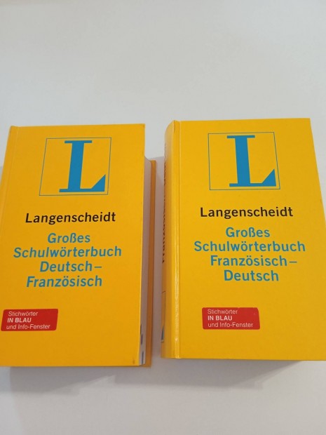 Langenscheidt: Német- francia, Francia - német szótár