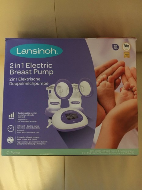 Lansinoh 2 az 1-ben elektromos dupla mellszívó