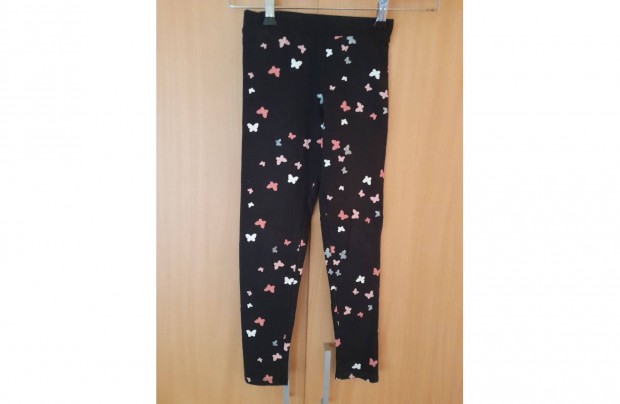 Lány leggings, 122-128-as, leggings, Újszerű, tavaszi nadrág,pillangós