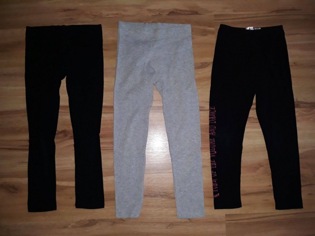 Lny leggings csomag, 134-140-es, 3 db