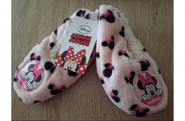 Lny mamusz, Disney, Minnie Mouse, j, cmks, 27/28-as, szoba papucs,