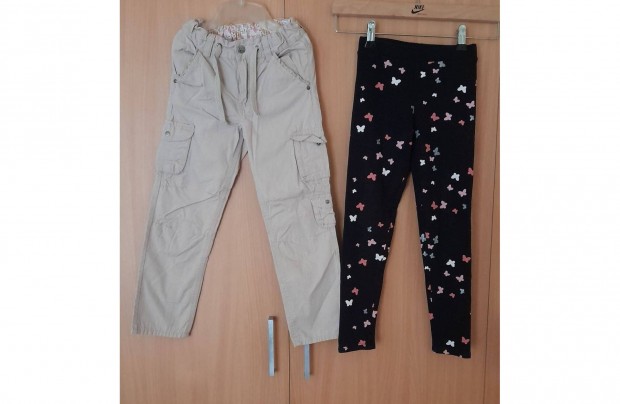 Lny nadrg csomag, 122-128-as, leggings, jszer, H&M,