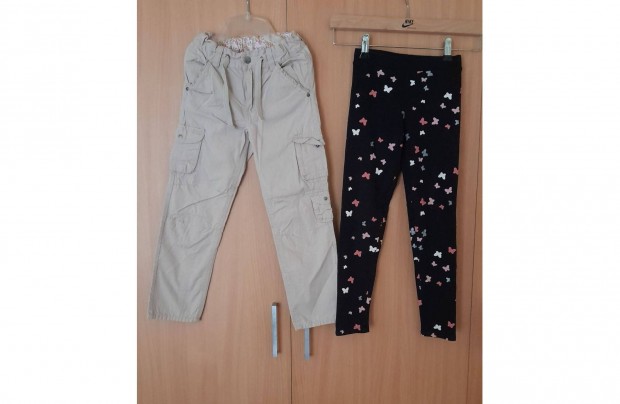 Lny nadrg csomag, 122-128-as, leggings, jszer, H&M,