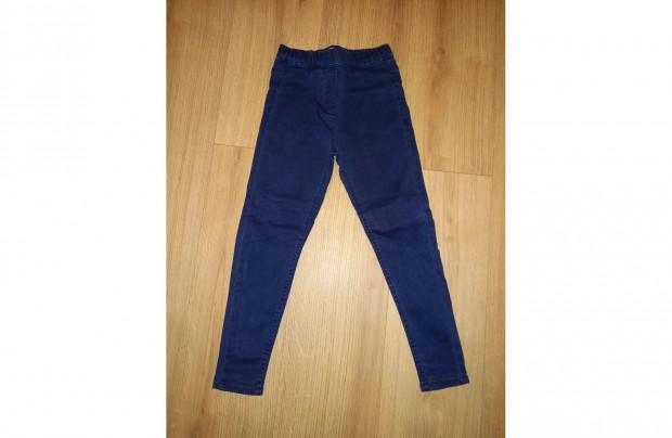 Lány nadrág jeggings 122 128 sötétkék