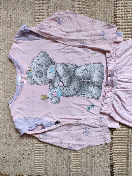 Lányka macis pizsama 4-5 évesnek