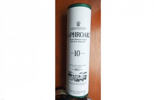 Laphroaig skt whisky dszdoboz. Debrecenben szemlyesen tvehet