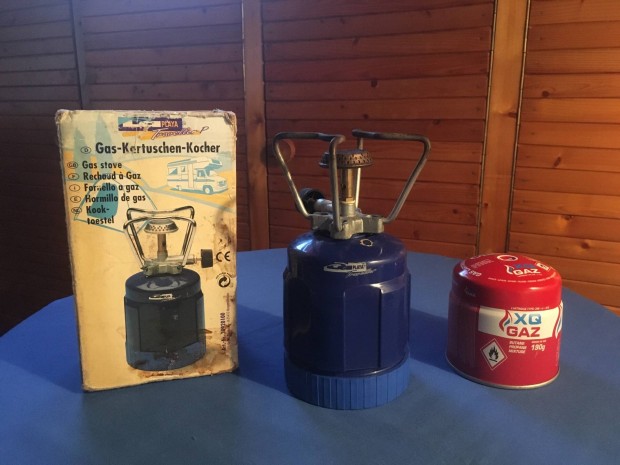 Laplaya kempingfőző 7 db 400 ml-es gázpakackkal