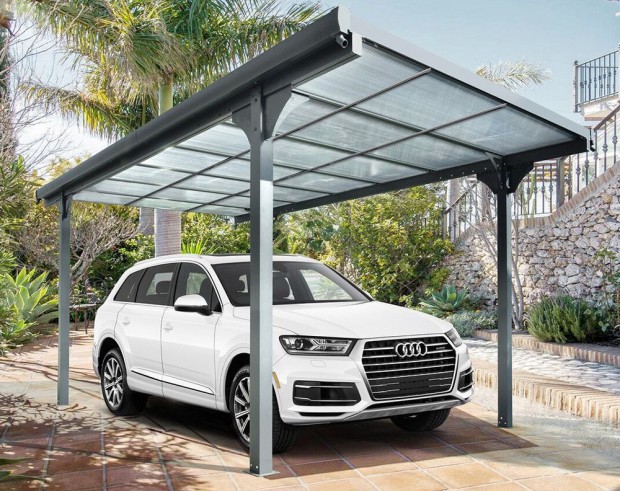 Lapostets alumnium garzs kocsibell antracit 300 cm x 496 cm CP-4