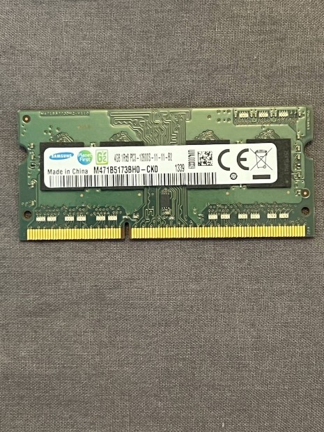 Laptop 4gb ddr3 samsung memria